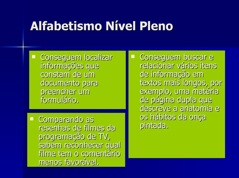 Comparando as resenhas de filmes da programação de TV, sabem reconhecer qual filme tem o comentário