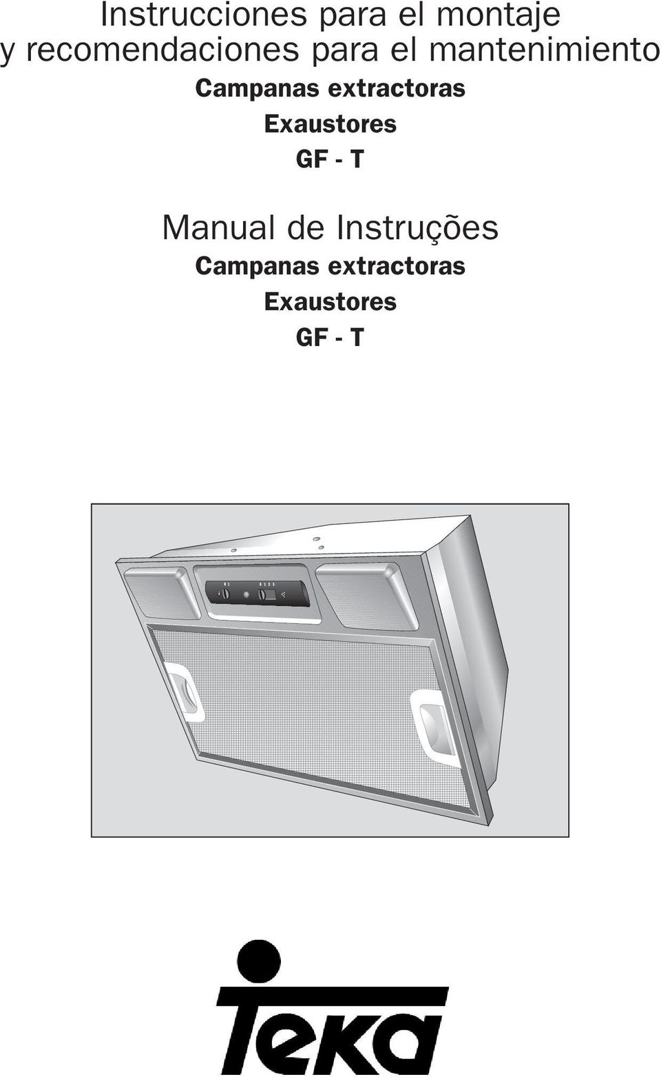 Campanas extractoras Exaustores GF - T