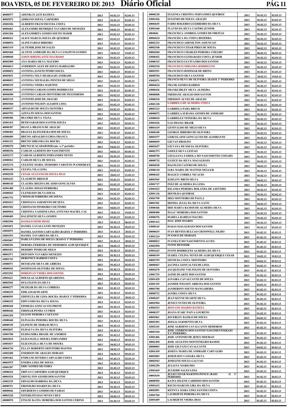 .13 19.3.13 3 MN RHEINGNTZ MCHD 13 1..13.3.13 9 N MRI SILV MCED 13 1..13.3.13 13 NDERSN LEX DE SUZ BRBLH 13 1..13.3.13 35 NTNI JNETE PINH SUZ 13..13 5.3.13 331 NTNI NELY DE RUJ NDRDE 13 1..13.3.13 53 NTNI NEUDLH PNTES DE MEL 13 1.