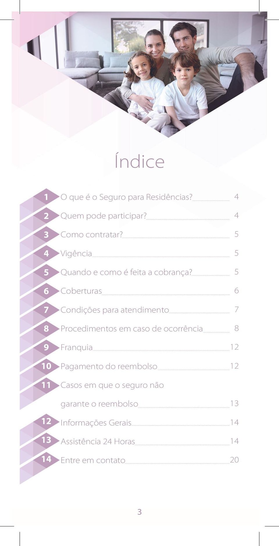 Coberturas Condições para atendimento Procedimentos em caso de ocorrência Franquia Pagamento do