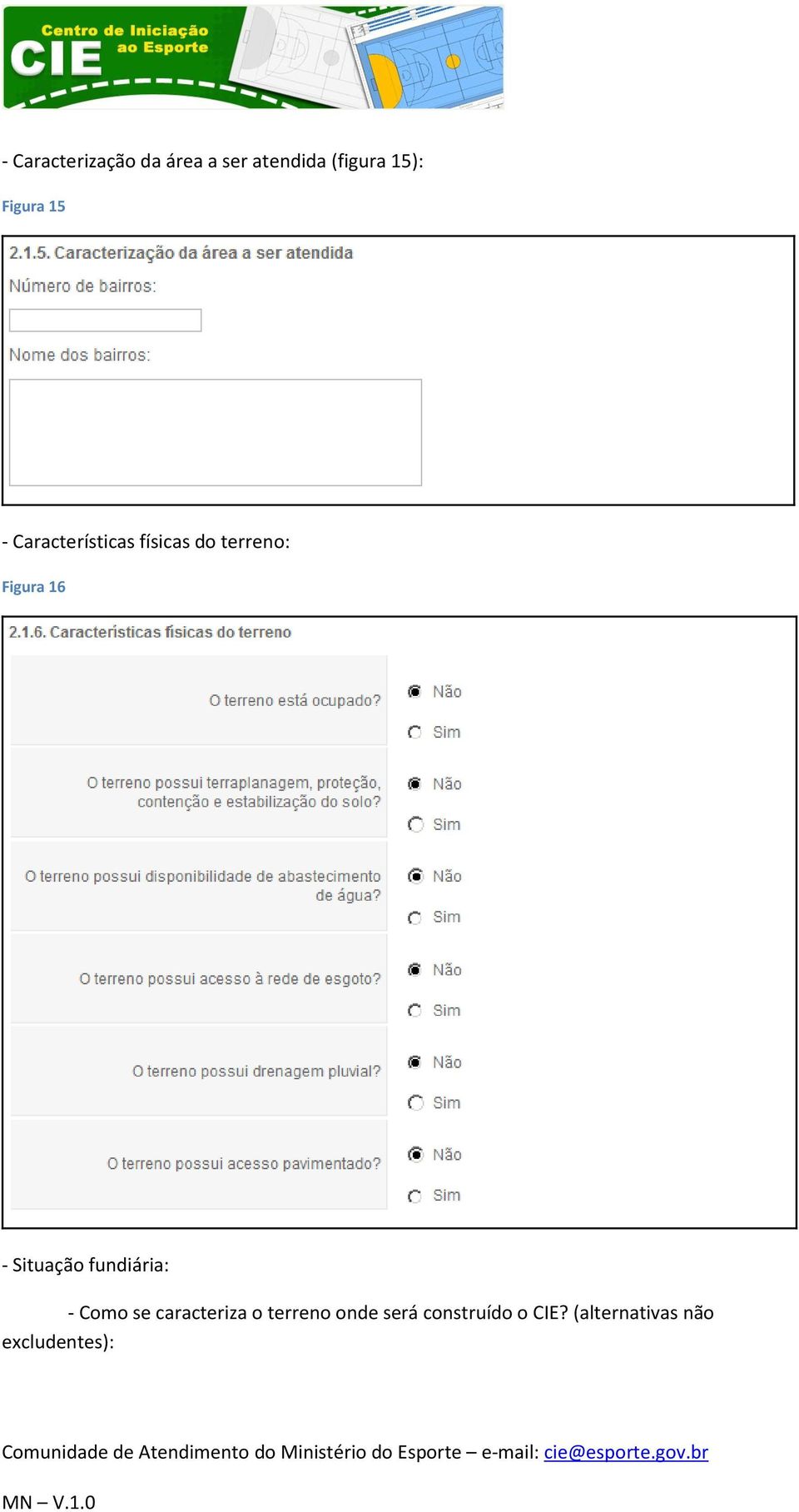 16 - Situação fundiária: - Como se caracteriza o