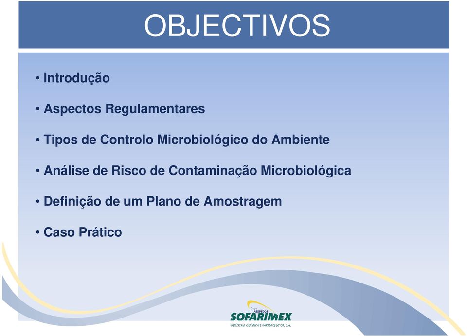 Análise de Risco de Contaminação