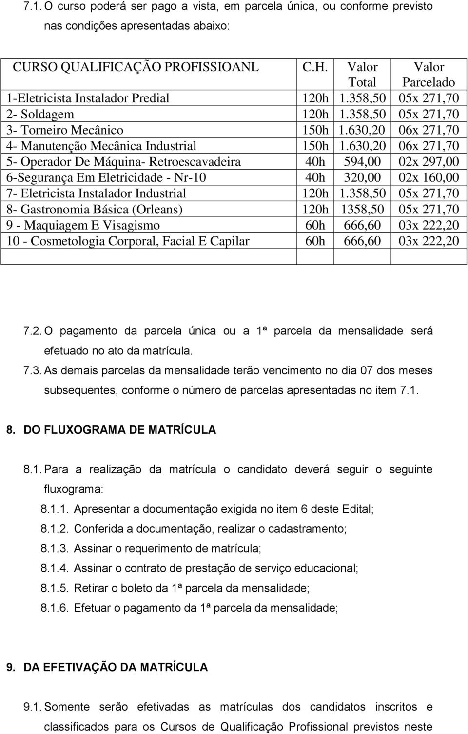 630,20 06x 271,70 4- Manutenção Mecânica Industrial 150h 1.