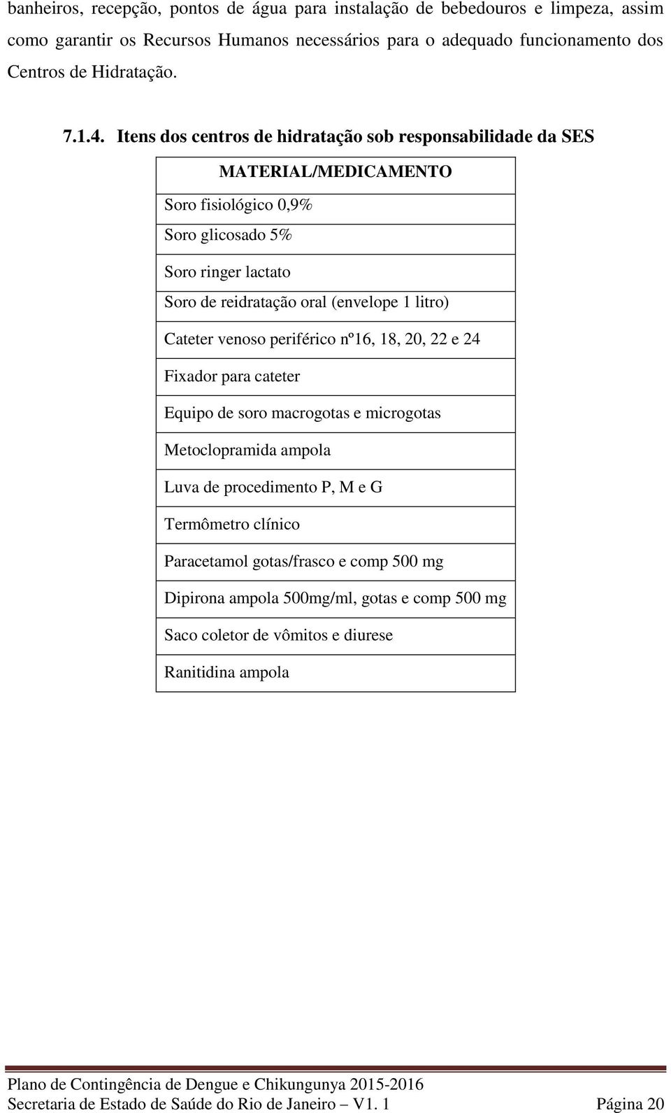 Cateter venoso periférico nº16, 18, 20, 22 e 24 Fixador para cateter Equipo de soro macrogotas e microgotas Metoclopramida ampola Luva de procedimento P, M e G Termômetro clínico