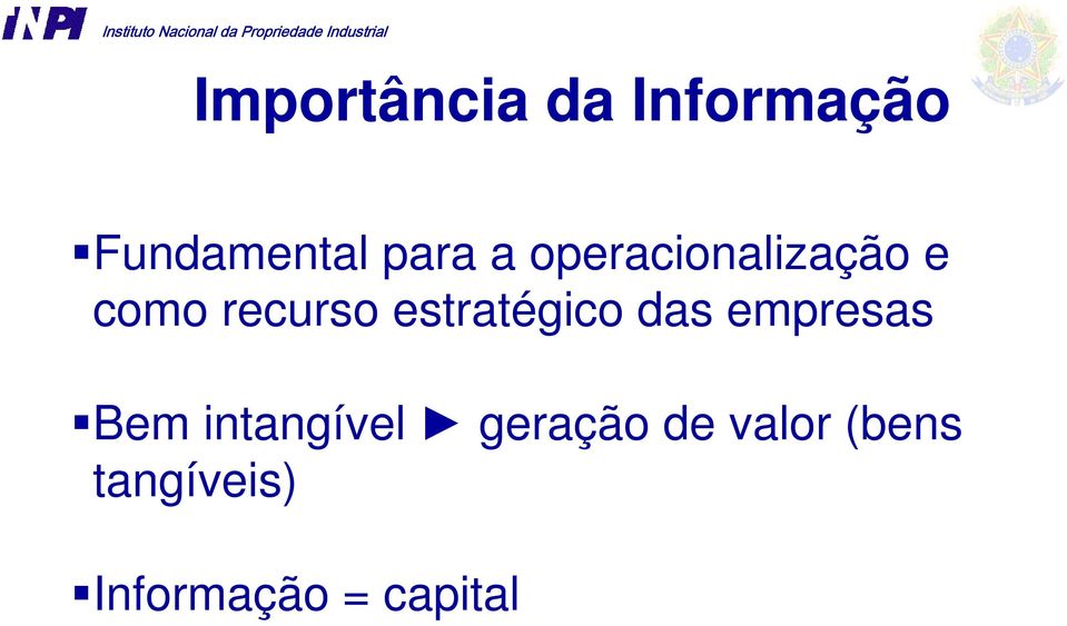 estratégico das empresas Bem intangível