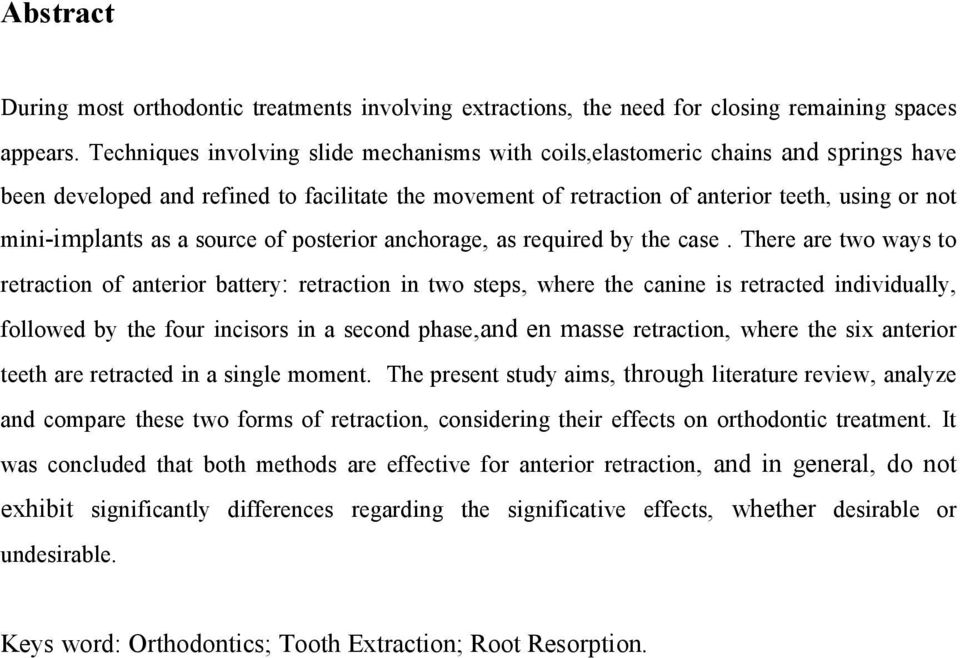 as a source of posterior anchorage, as required by the case.