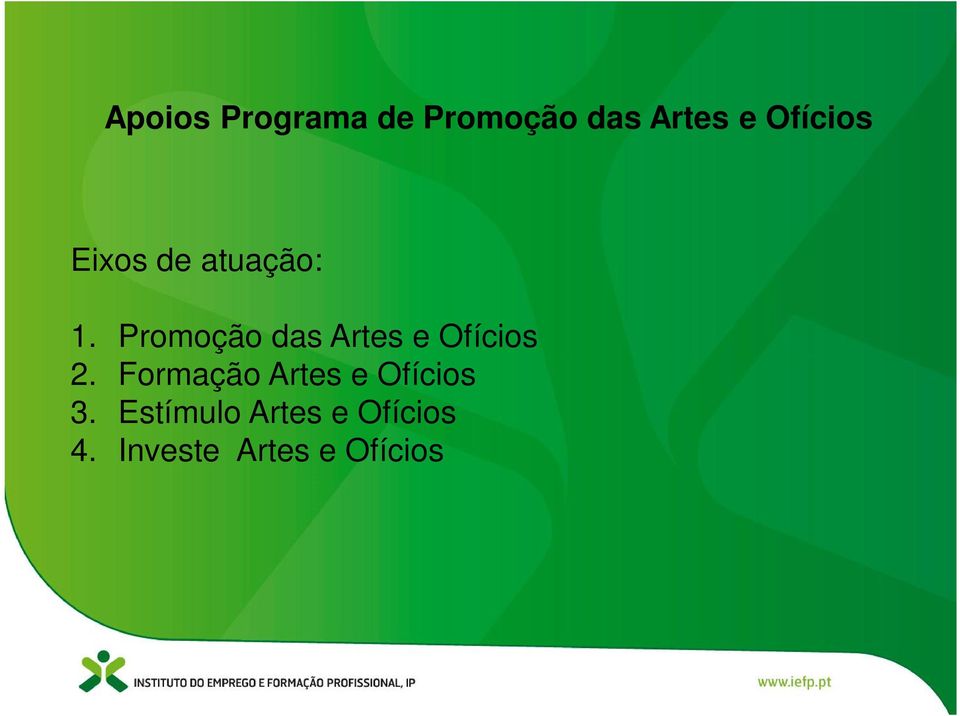 Promoção das Artes e Ofícios 2.