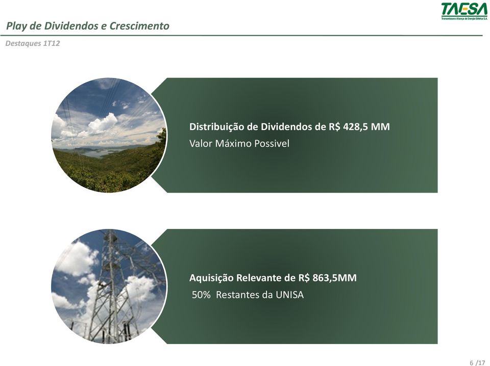 Valor Máximo Possivel Aquisição Relevante