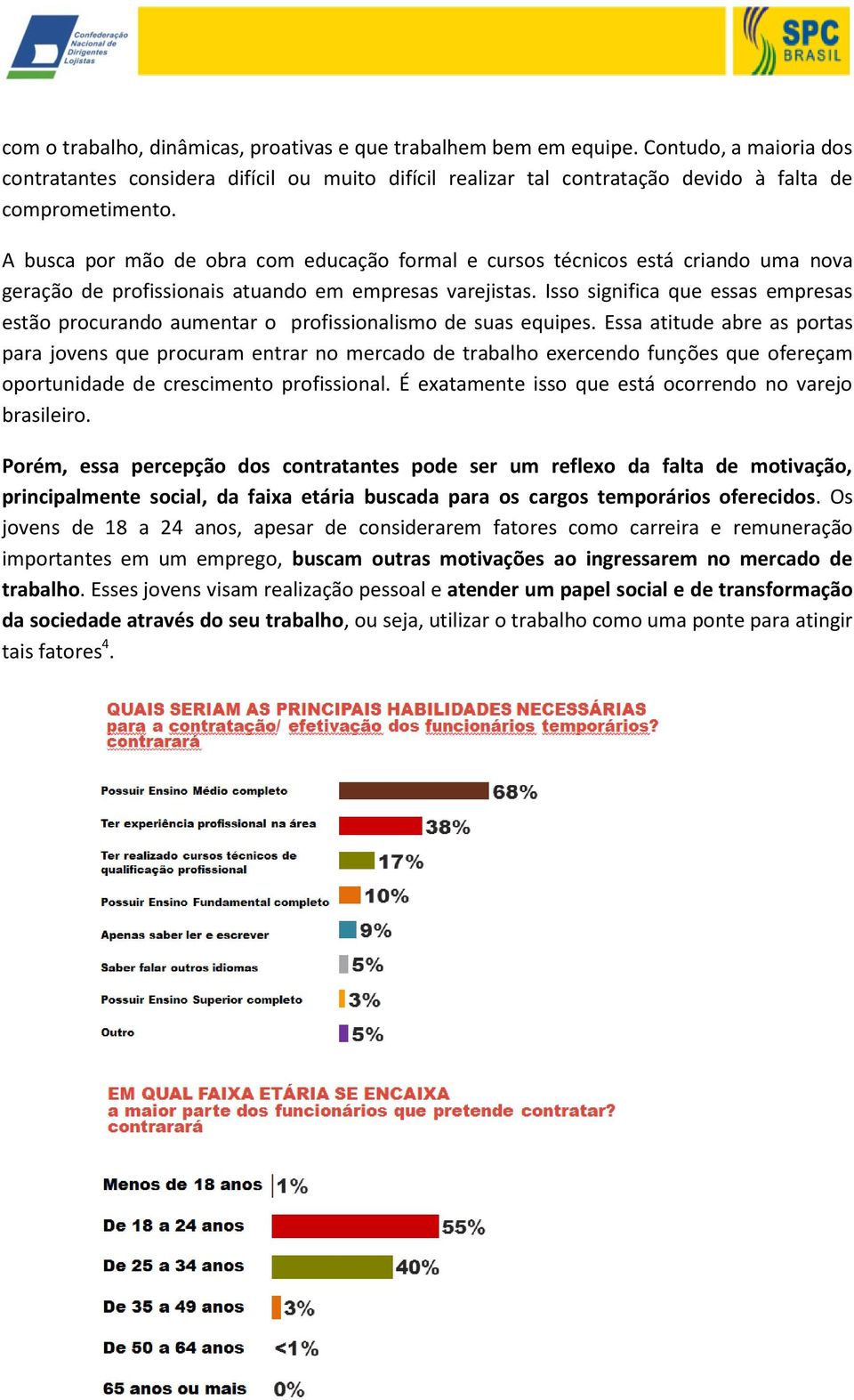 Isso significa que essas empresas estão procurando aumentar o profissionalismo de suas equipes.