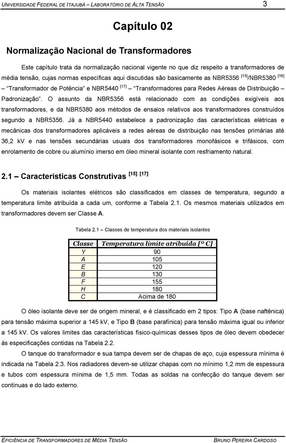 Distribuição Padronização.