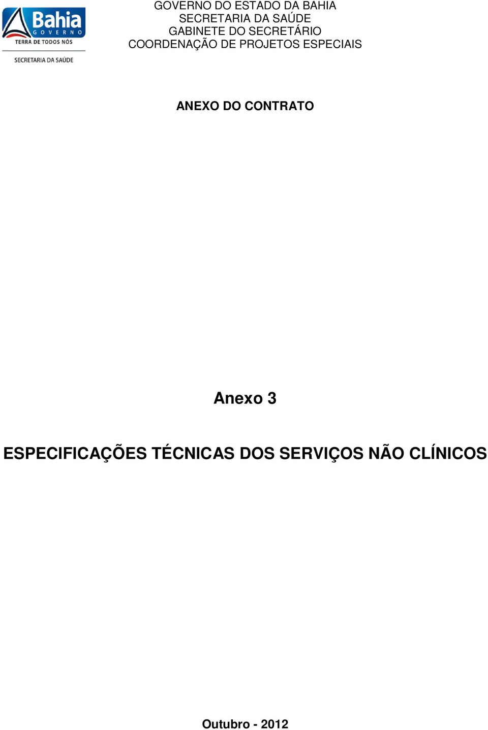 TÉCNICAS DOS SERVIÇOS