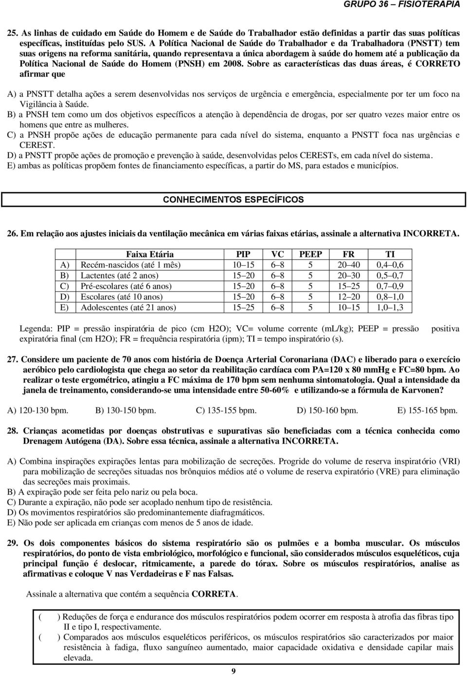 Nacional de Saúde do Homem (PNSH) em 2008.