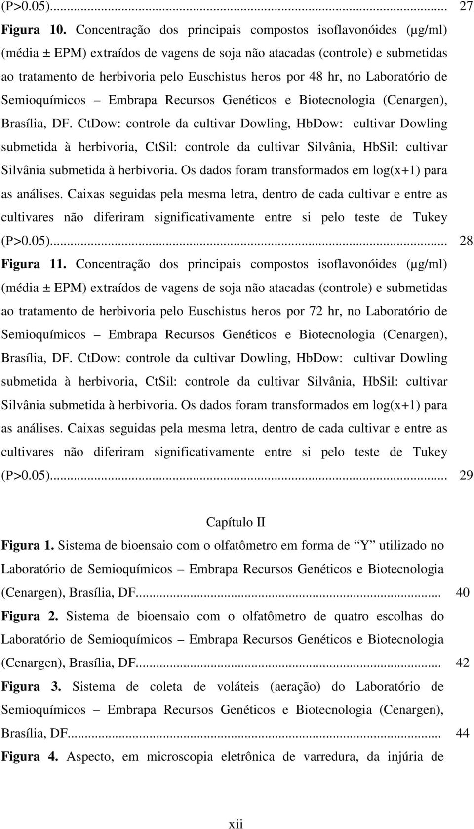 de Semioquímicos Embrp Recursos Genéticos e Biotecnologi (Cenrgen), Brsíli, DF.