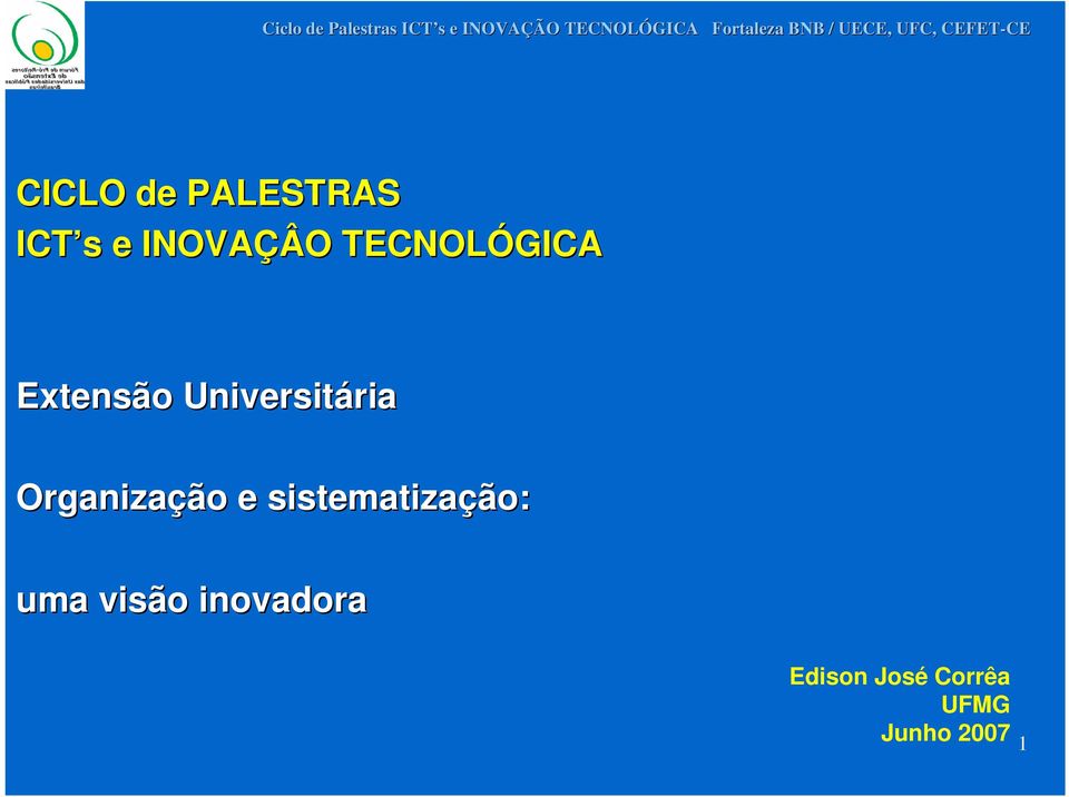 Organização e sistematização: uma visão