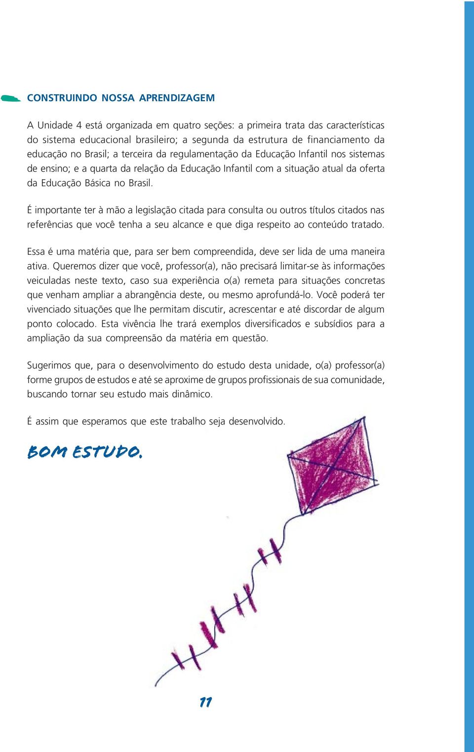 É importante ter à mão a legislação citada para consulta ou outros títulos citados nas referências que você tenha a seu alcance e que diga respeito ao conteúdo tratado.