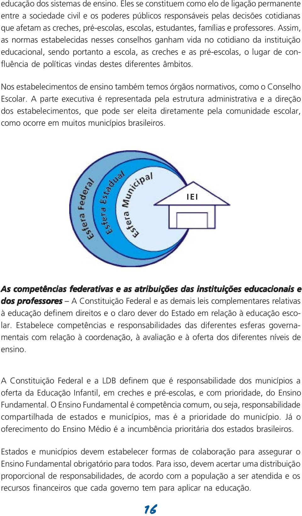 famílias e professores.