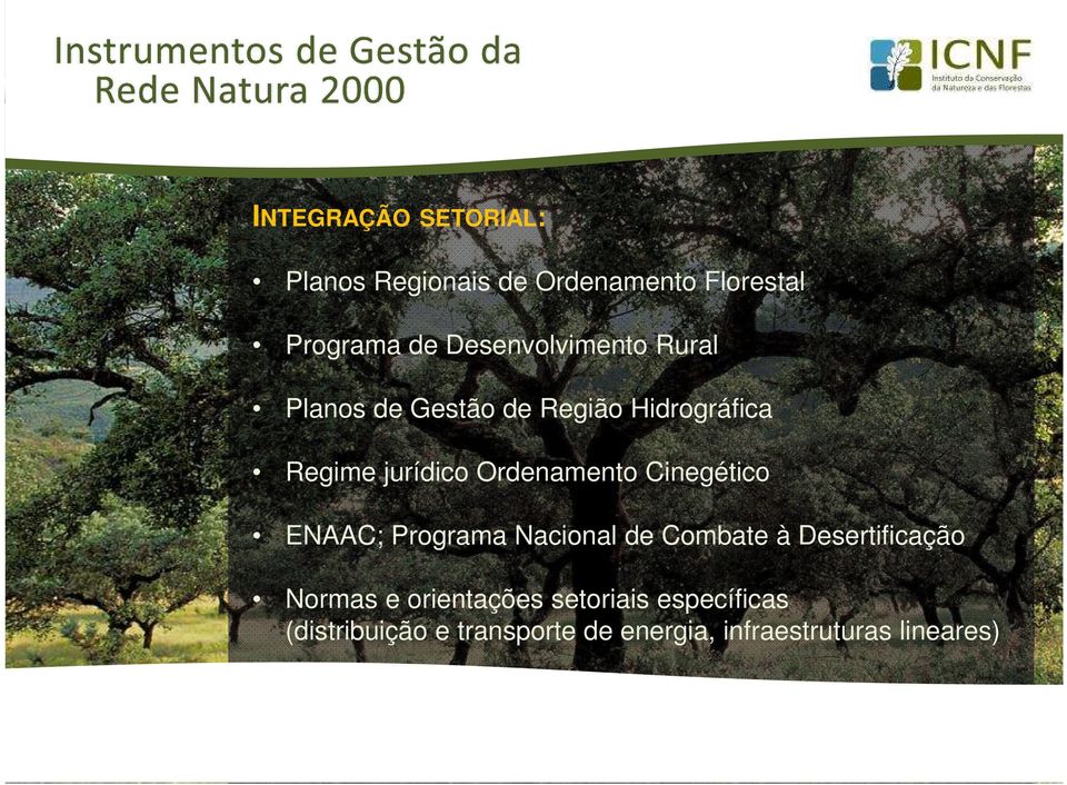 Programa de Desenvolvimento Rural Planos de Gestão de Região Hidrográfica Regime jurídico Ordenamento