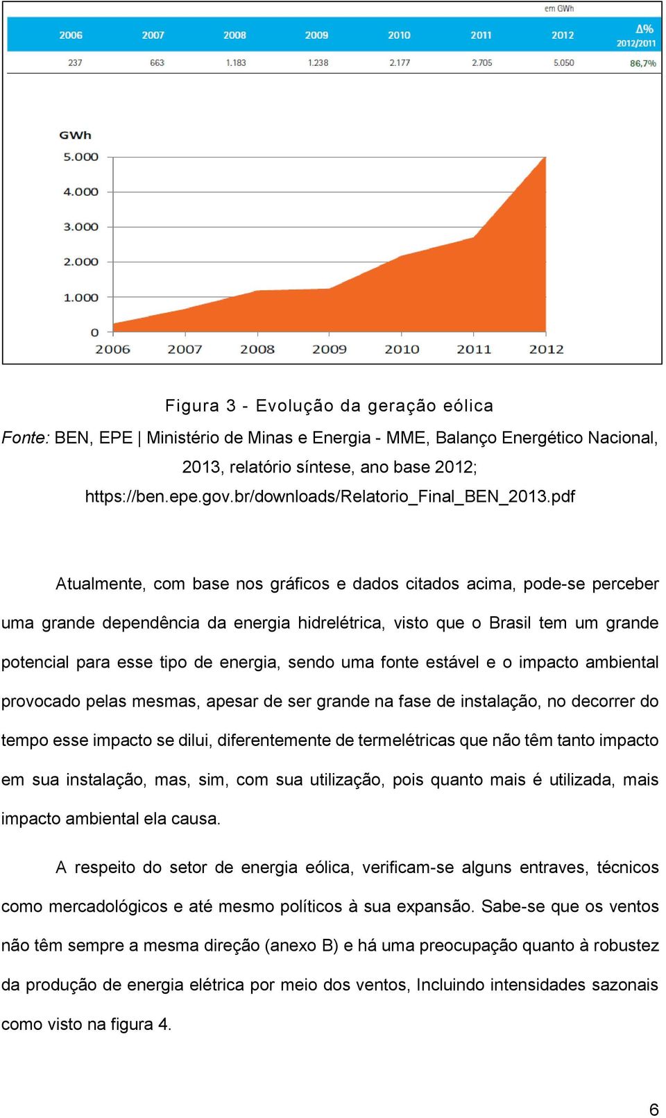 pdf Atualmente, com base nos gráficos e dados citados acima, pode-se perceber uma grande dependência da energia hidrelétrica, visto que o Brasil tem um grande potencial para esse tipo de energia,