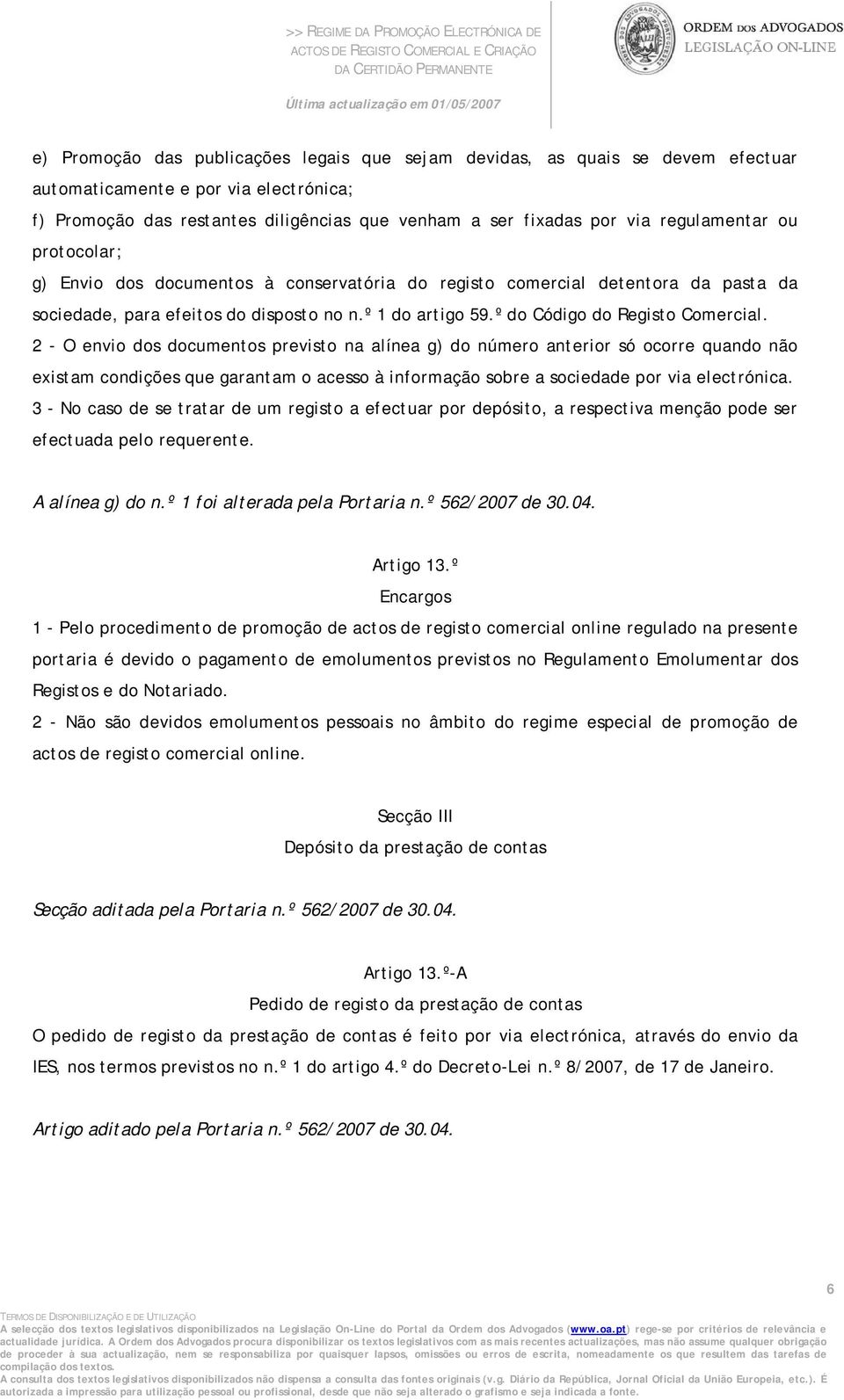 º do Código do Registo Comercial.