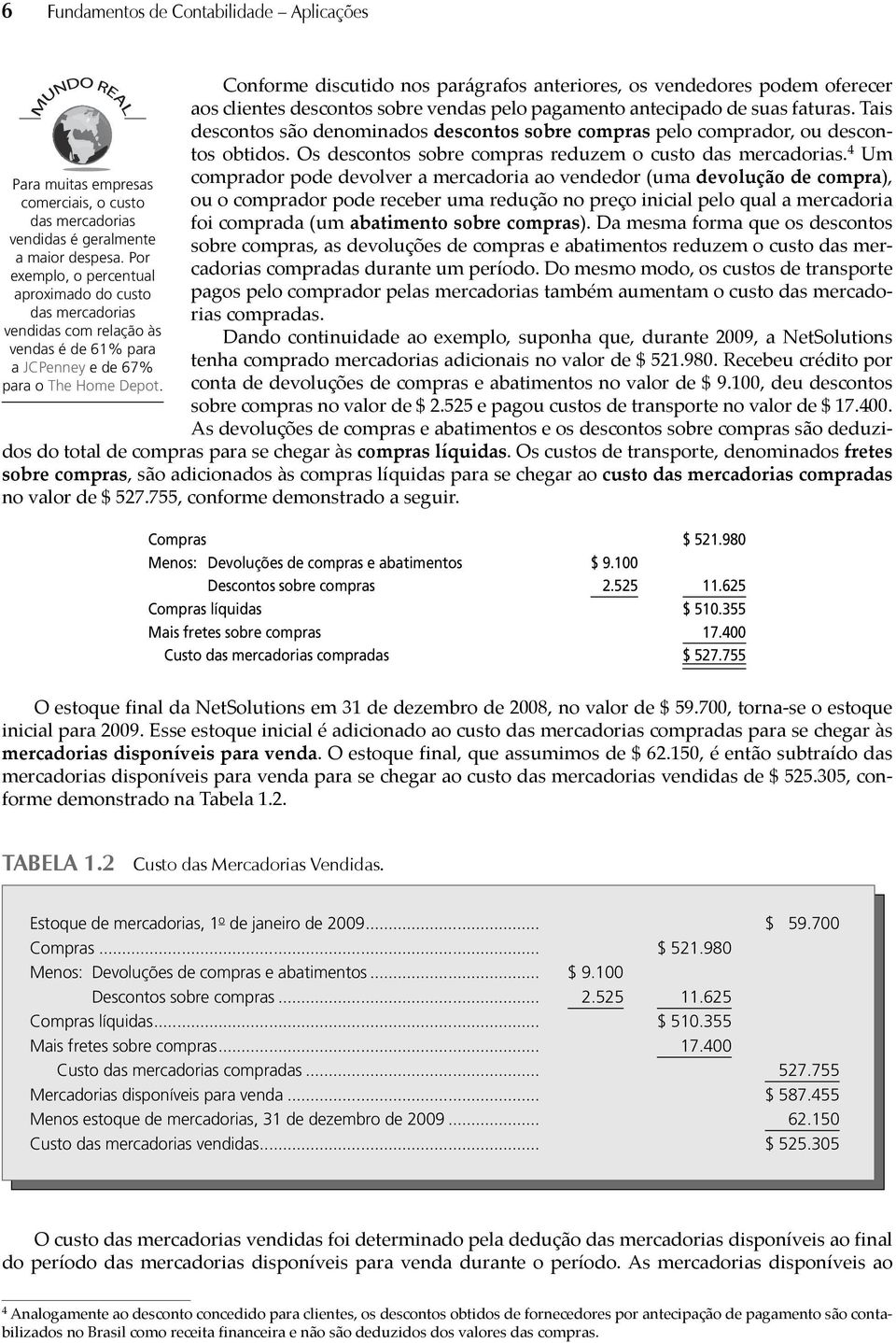 Conforme discutido nos parágrafos anteriores, os vendedores podem oferecer aos clientes descontos sobre vendas pelo pagamento antecipado de suas faturas.