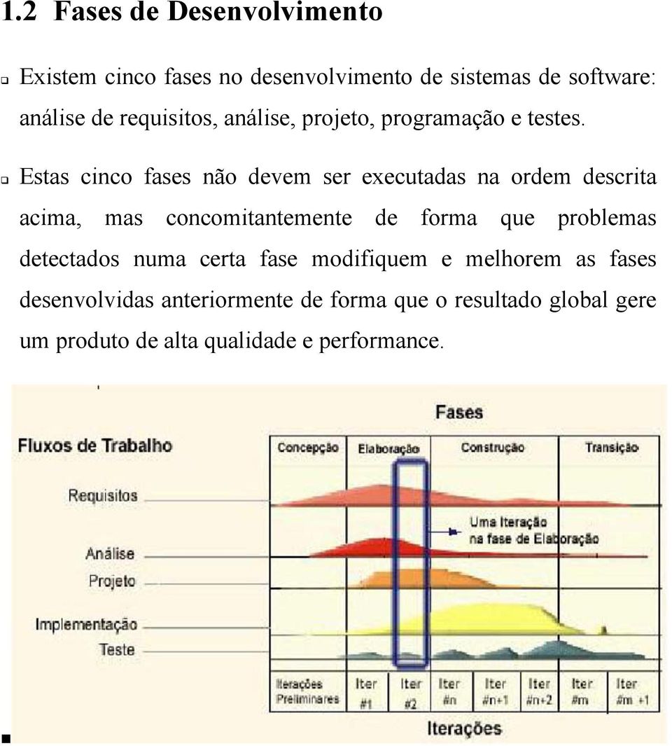 Estas cinco fases não devem ser executadas na ordem descrita acima, mas concomitantemente de forma que