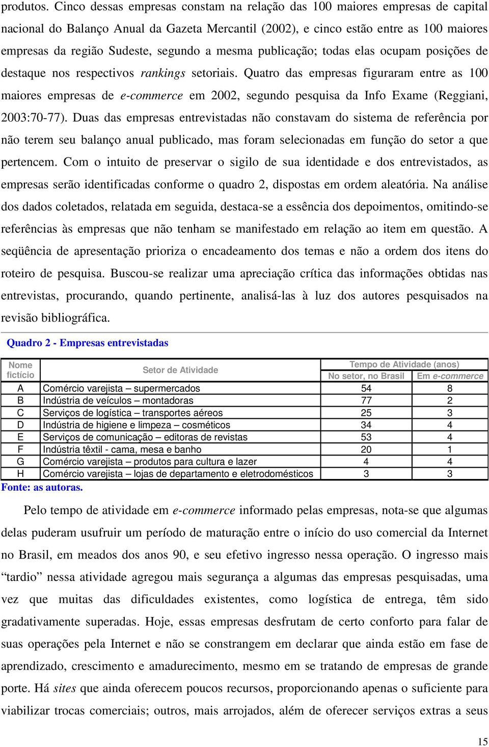 segundo a mesma publicação; todas elas ocupam posições de destaque nos respectivos rankings setoriais.