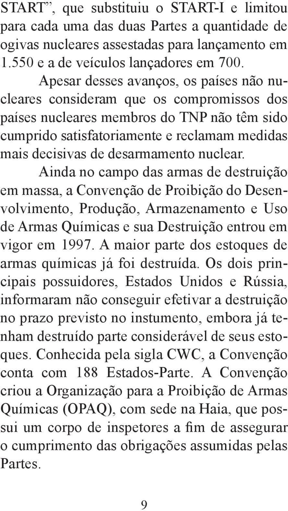 desarmamento nuclear.