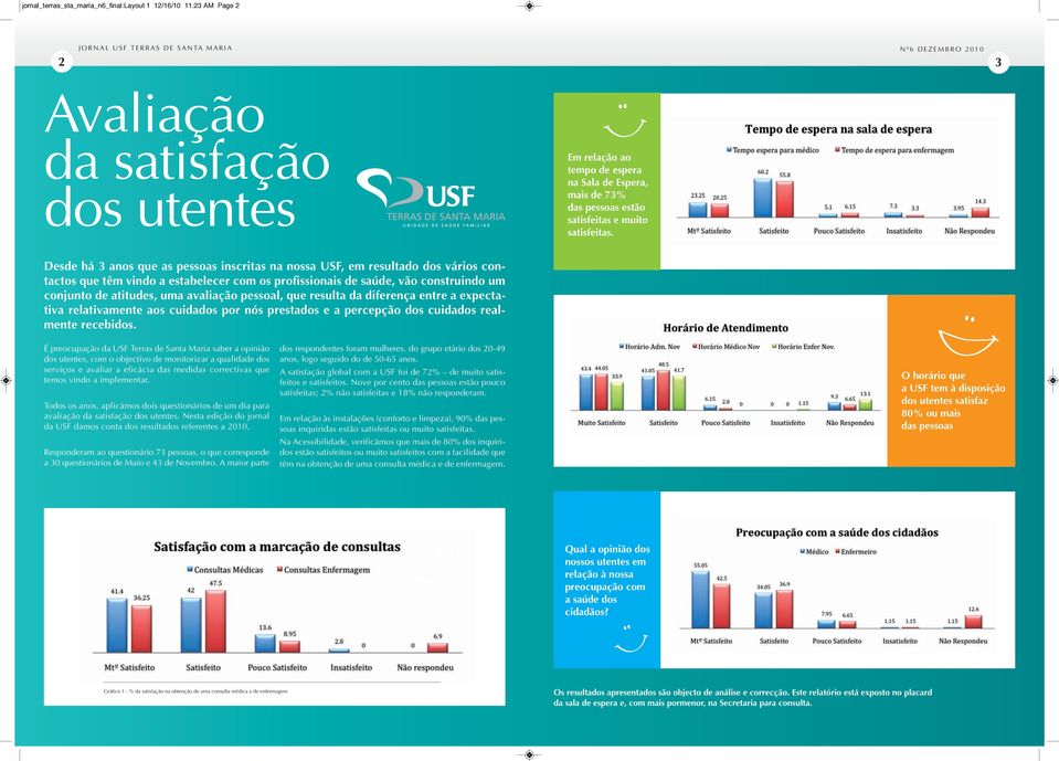 Desde há 3 anos que as pessoas inscritas na nossa USF, em resultado dos vários contactos que têm vindo a estabelecer com os profissionais de saúde, vão construindo um conjunto de atitudes, uma