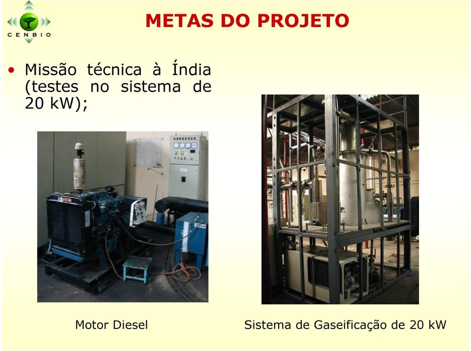 sistema de 20 kw); Motor