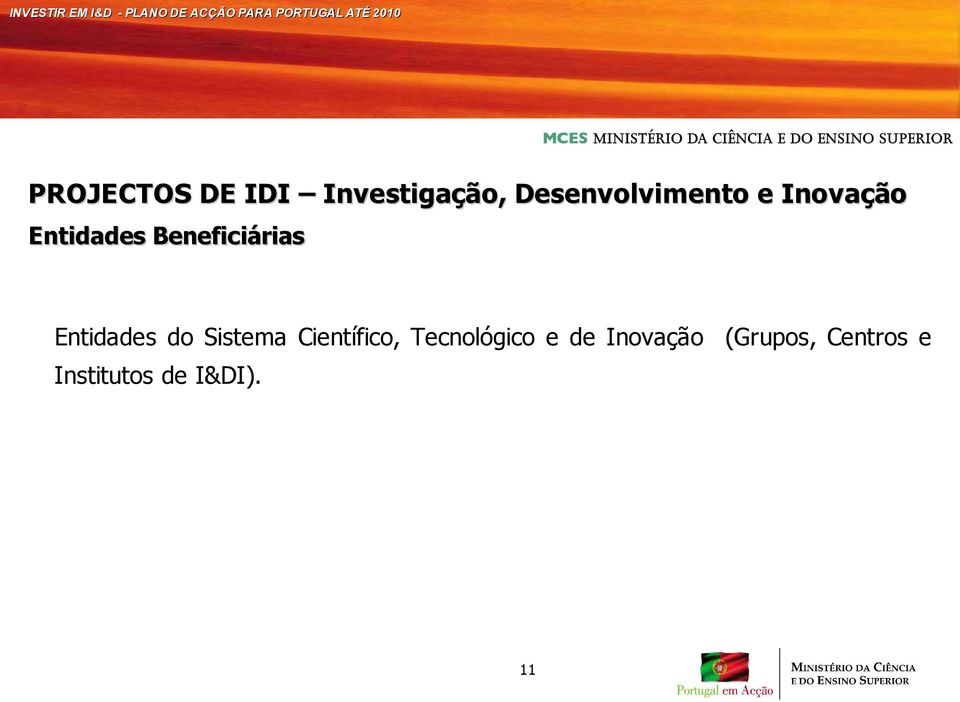 Beneficiárias Entidades do Sistema