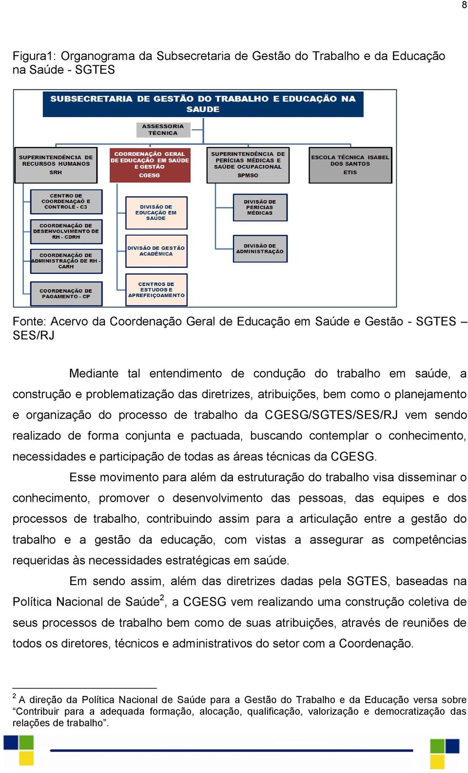 de forma conjunta e pactuada, buscando contemplar o conhecimento, necessidades e participação de todas as áreas técnicas da CGESG.