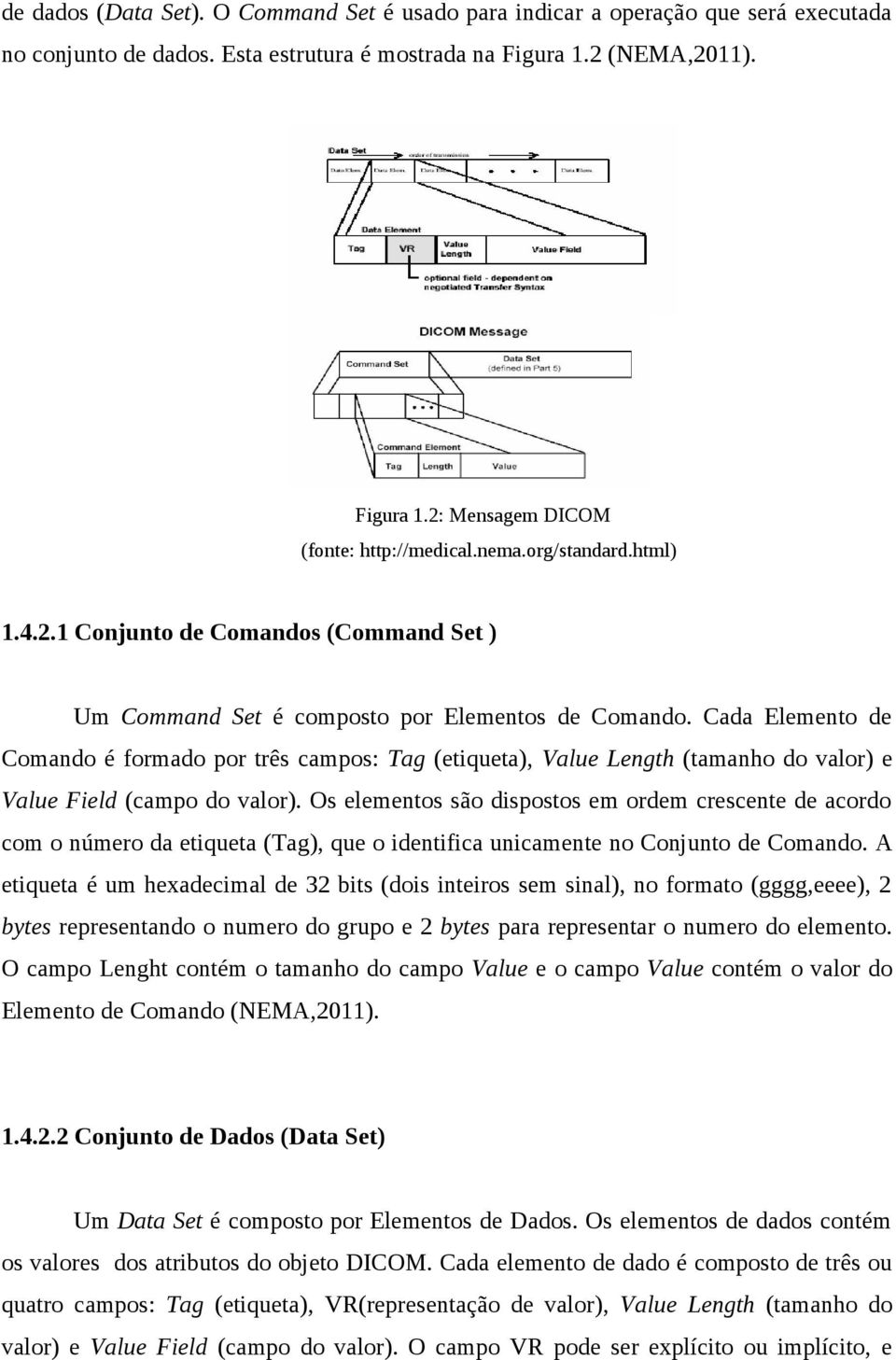 Cada Elemento de Comando é formado por três campos: Tag (etiqueta), Value Length (tamanho do valor) e Value Field (campo do valor).