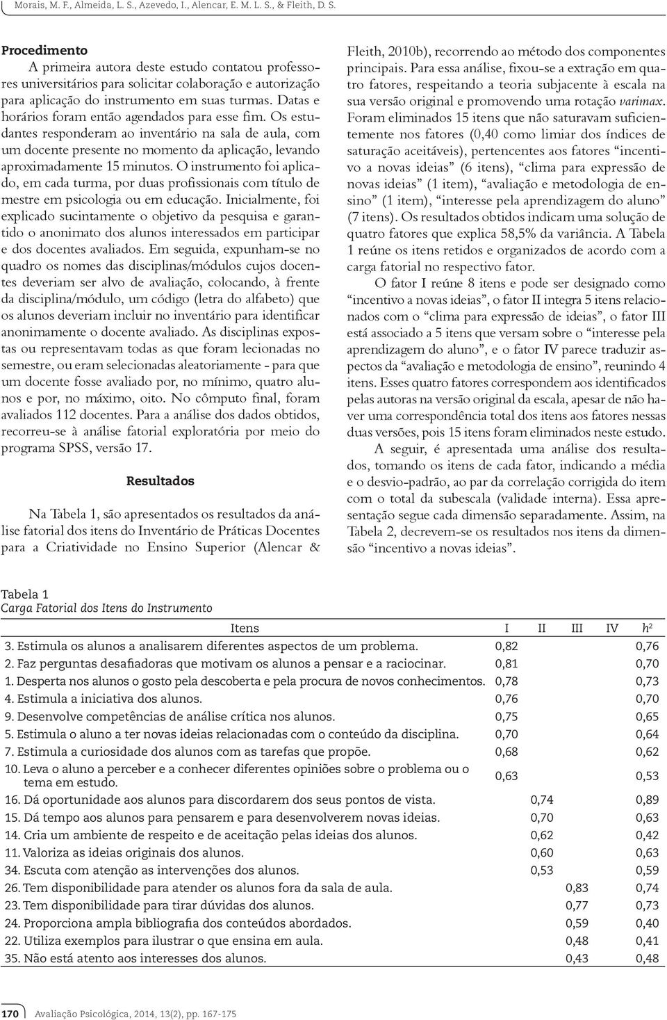 O instrumento foi aplicado, em cada turma, por duas profissionais com título de mestre em psicologia ou em educação.