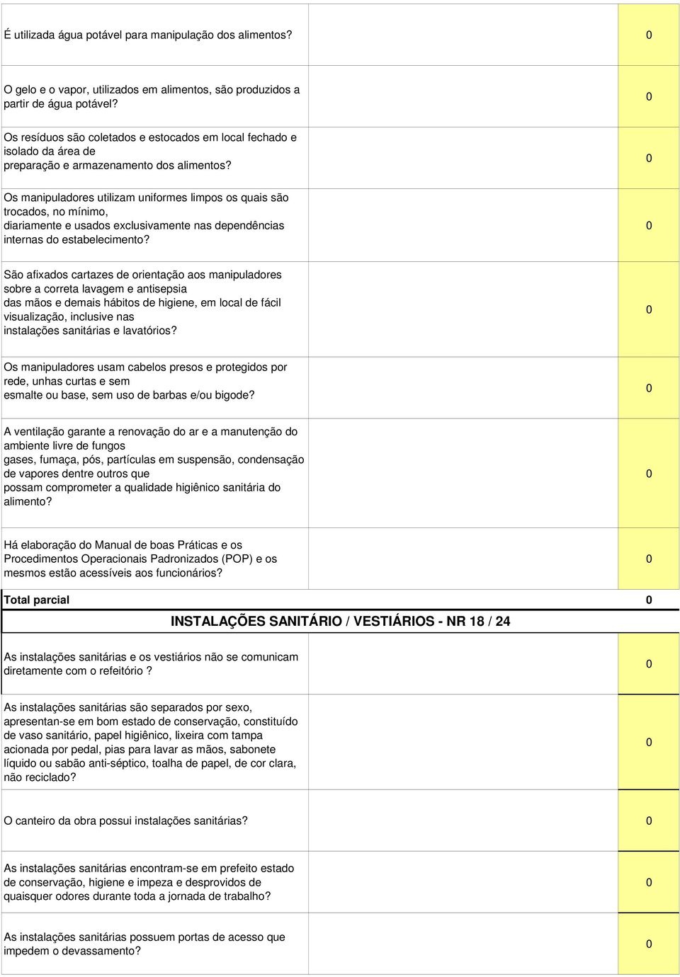 Os manipuladores utilizam uniformes limpos os quais são trocados, no mínimo, diariamente e usados exclusivamente nas dependências internas do estabelecimento?