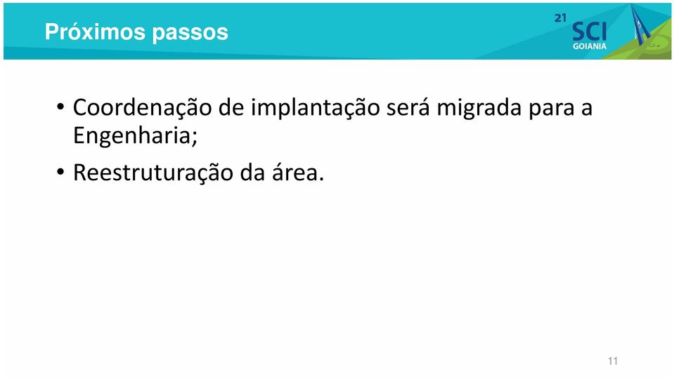 implantação será migrada