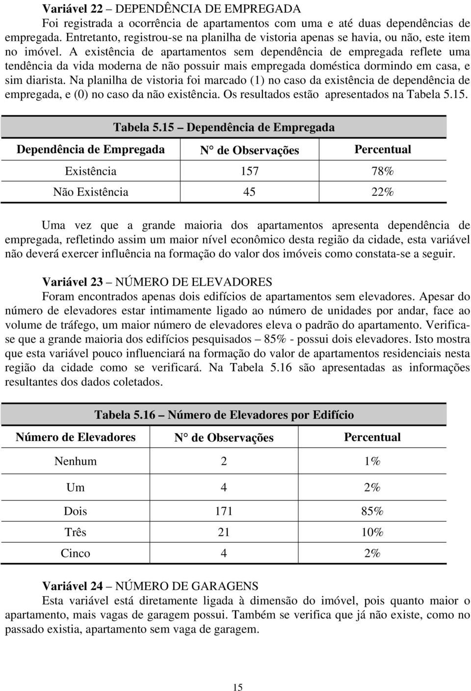 A existência de apartamentos sem dependência de empregada reflete uma tendência da vida moderna de não possuir mais empregada doméstica dormindo em casa, e sim diarista.