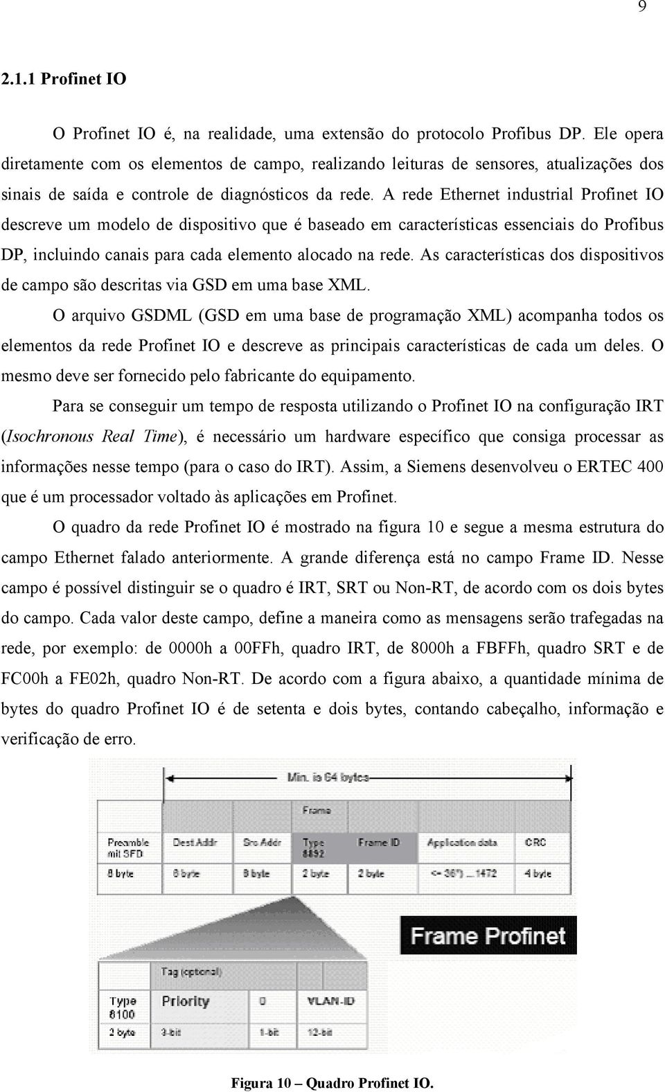 A rede Ethernet industrial Profinet IO descreve um modelo de dispositivo que é baseado em características essenciais do Profibus DP, incluindo canais para cada elemento alocado na rede.