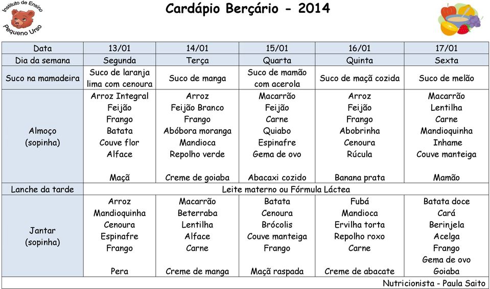 Suco de maçã cozida Suco de melão Creme de goiaba Abacaxi