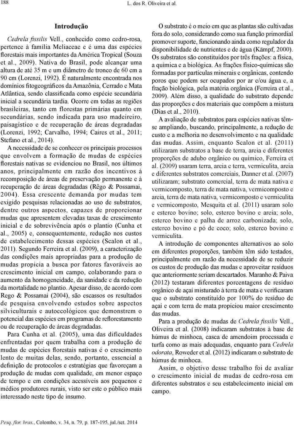 Nativa do Brasil, pode alcançar uma altura de até 35 m e um diâmetro de tronco de 60 cm a 90 cm (Lorenzi, 1992).