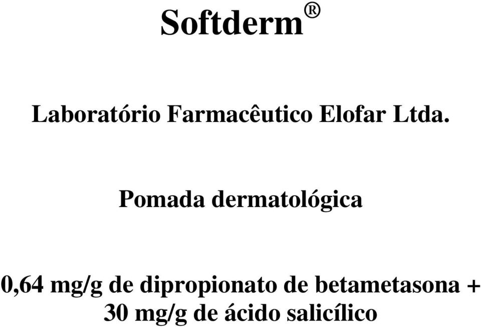 Pomada dermatológica 0,64 mg/g de