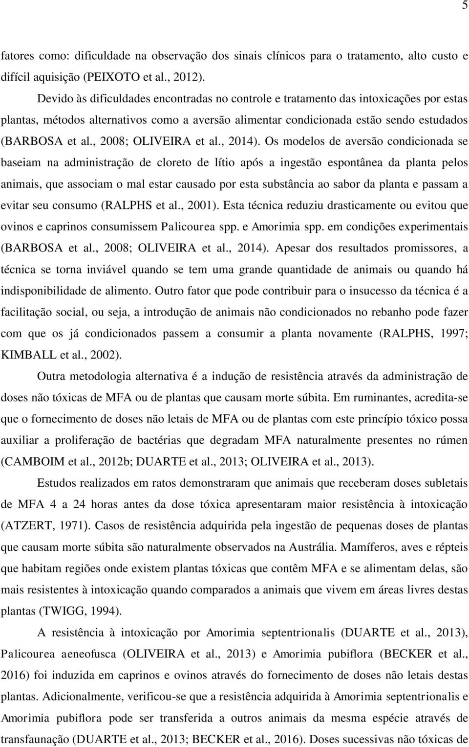 , 2008; OLIVEIRA et al., 2014).