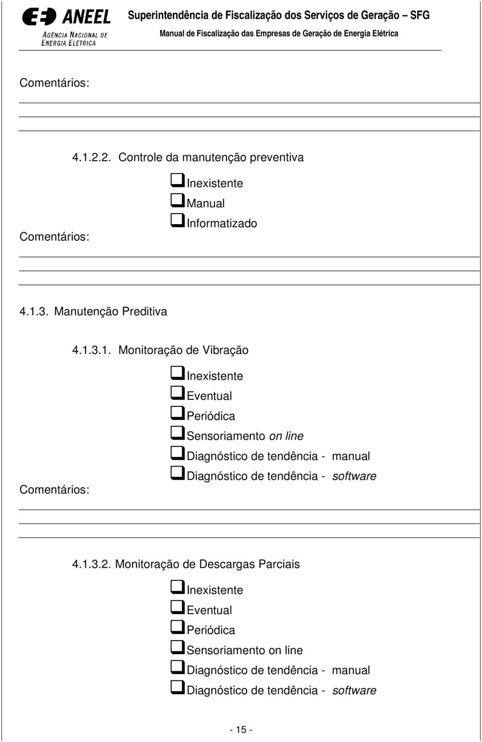 - manual Diagnóstico de tendência - software 4.1.3.2.