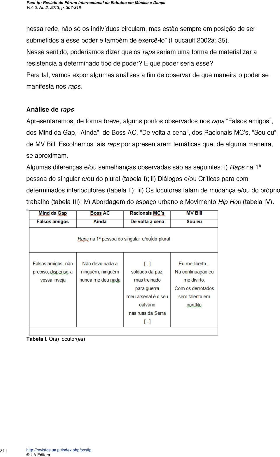 Para tal, vamos expor algumas análises a fim de observar de que maneira o poder se manifesta nos raps.