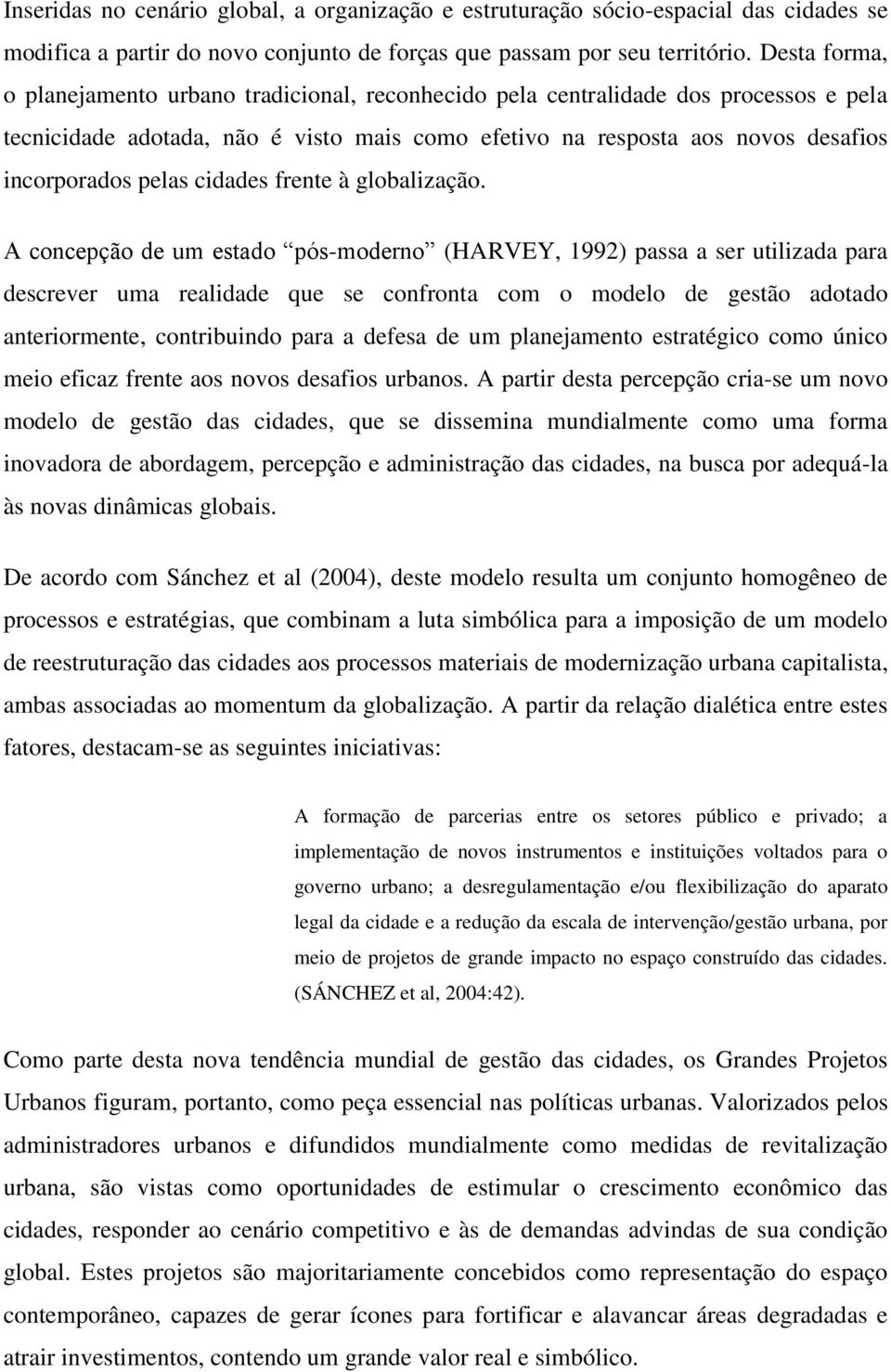 cidades frente à globalização.