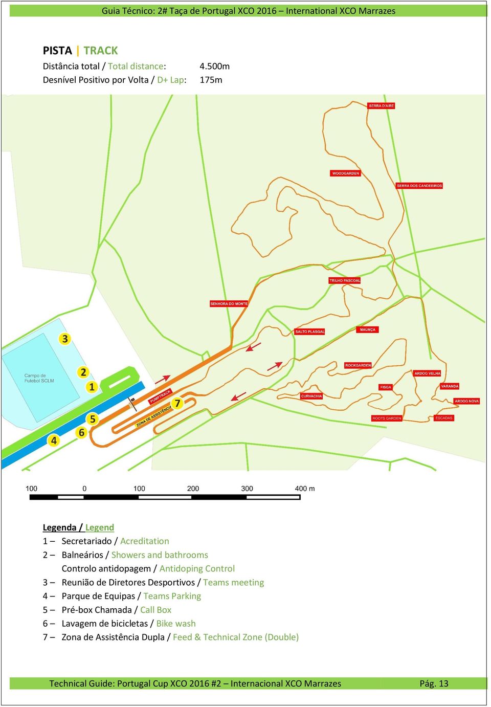 bathrooms Controlo antidopagem / Antidoping Control 3 Reunião de Diretores Desportivos / Teams meeting 4 Parque de Equipas /