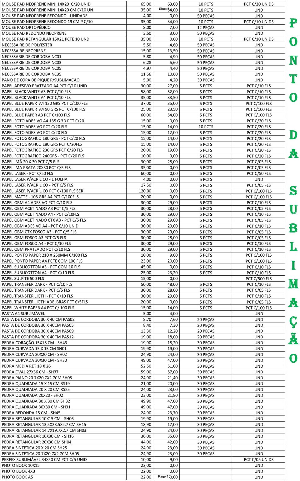 E CR C35 11,56 10,60 50 E E C E QE / 5,00 4,20 30 E E EV RE 4 C C/10 30,00 27,00 5 C C C/10 F E CK WHE 3 C C/10 F 58,00 52,00 5 C C C/10 F E CK WHE 4 C C/10 F 35,00 33,50 5 C C C/10 F E E ER 4 130 GR