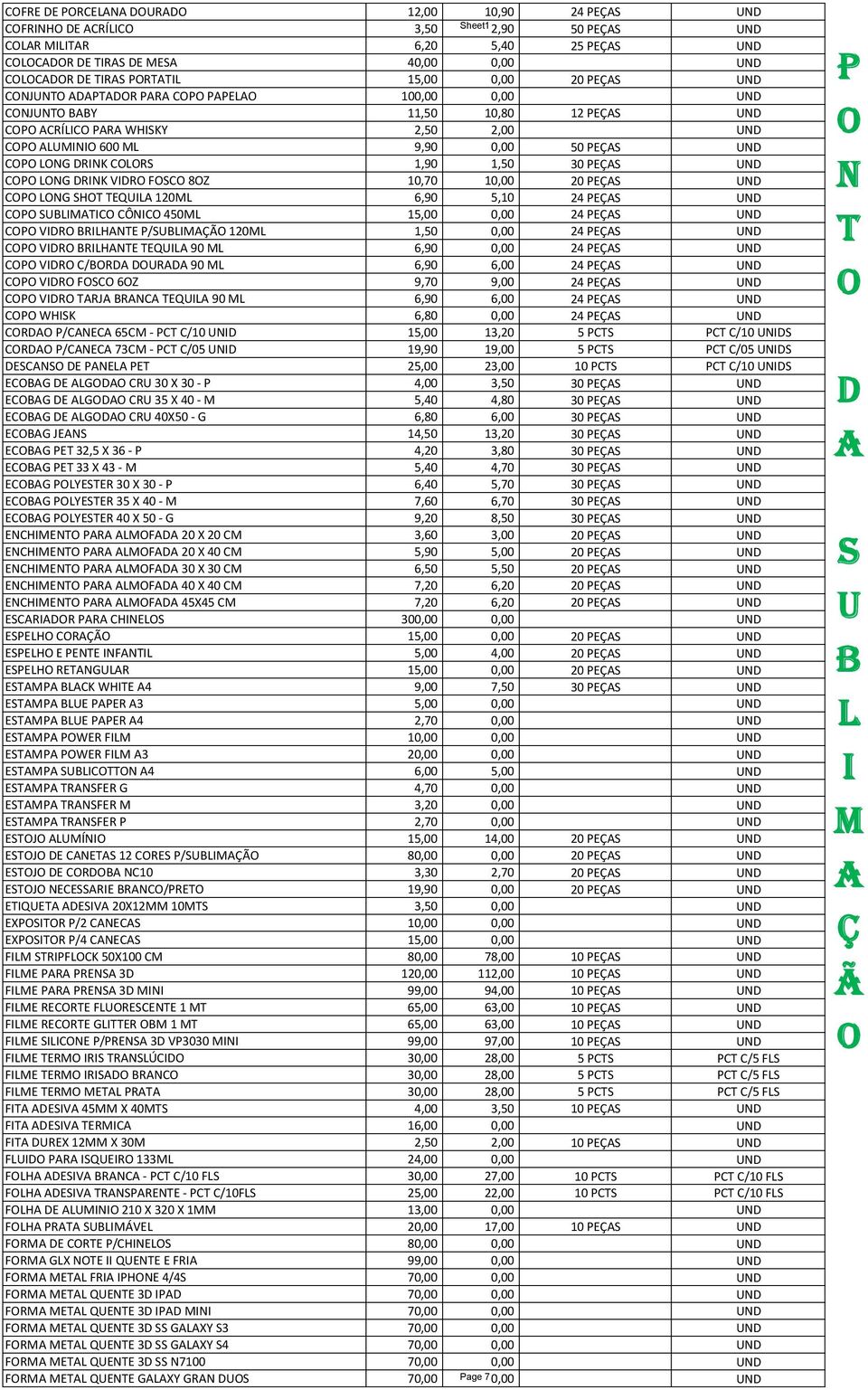 C/R R 90 6,90 6,00 24 E C VR FC 6Z 9,70 9,00 24 E C VR RJ RC EQ 90 6,90 6,00 24 E C WHK 6,80 0,00 24 E CR /CEC 65C - C C/10 15,00 13,20 5 C C C/10 CR /CEC 73C - C C/05 19,90 19,00 5 C C C/05 EC E E E