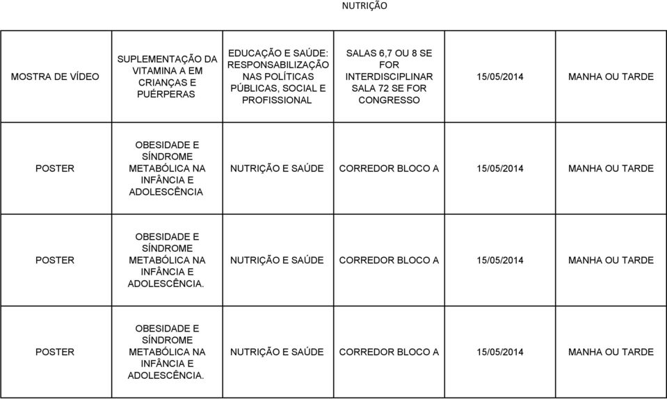 SE OBESIDADE E METABÓLICA NA INFÂNCIA E ADOLESCÊNCIA OBESIDADE E