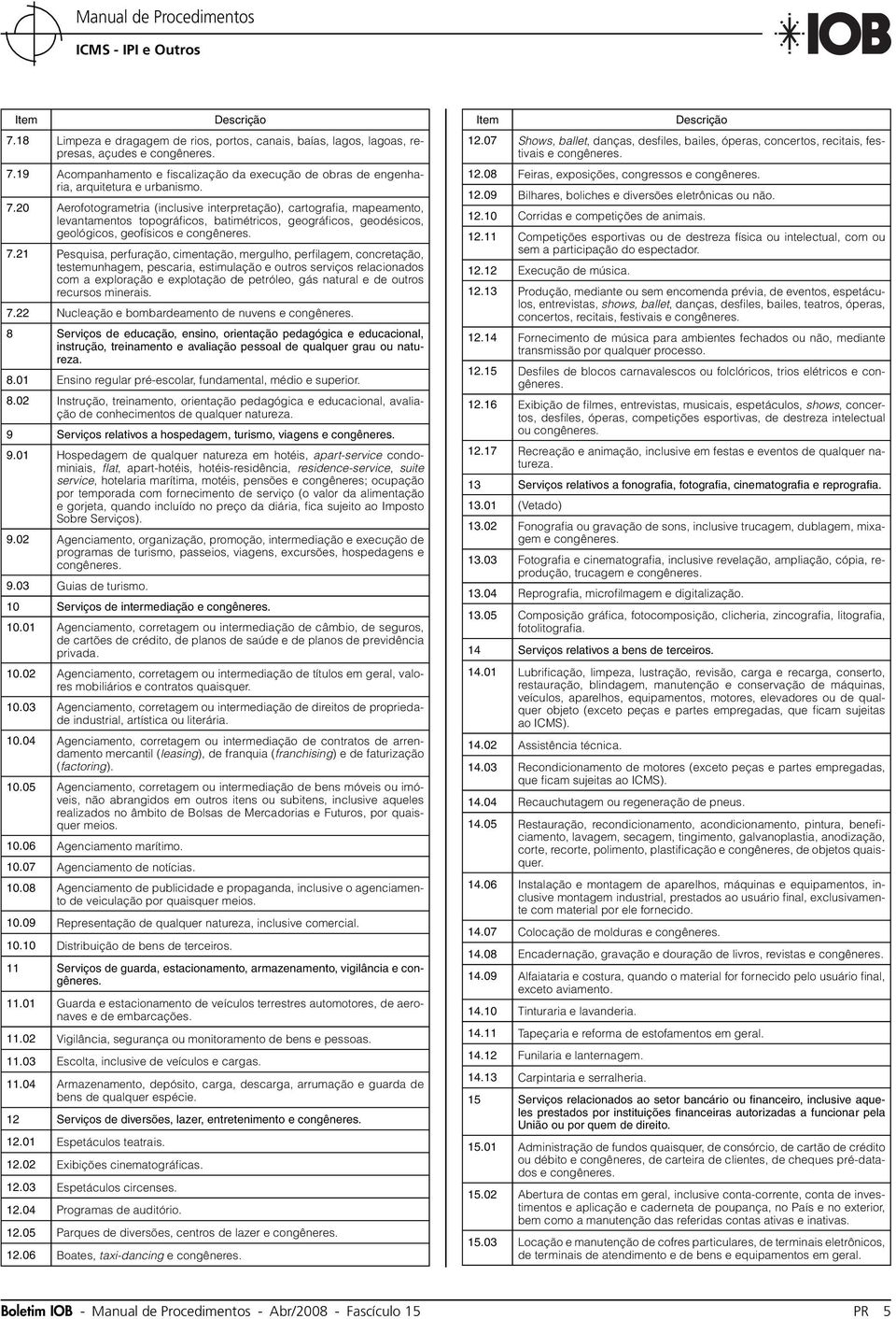 21 Pesquisa, perfuração, cimentação, mergulho, perfi lagem, concretação, testemunhagem, pescaria, estimulação e outros serviços relacionados com a exploração e explotação de petróleo, gás natural e