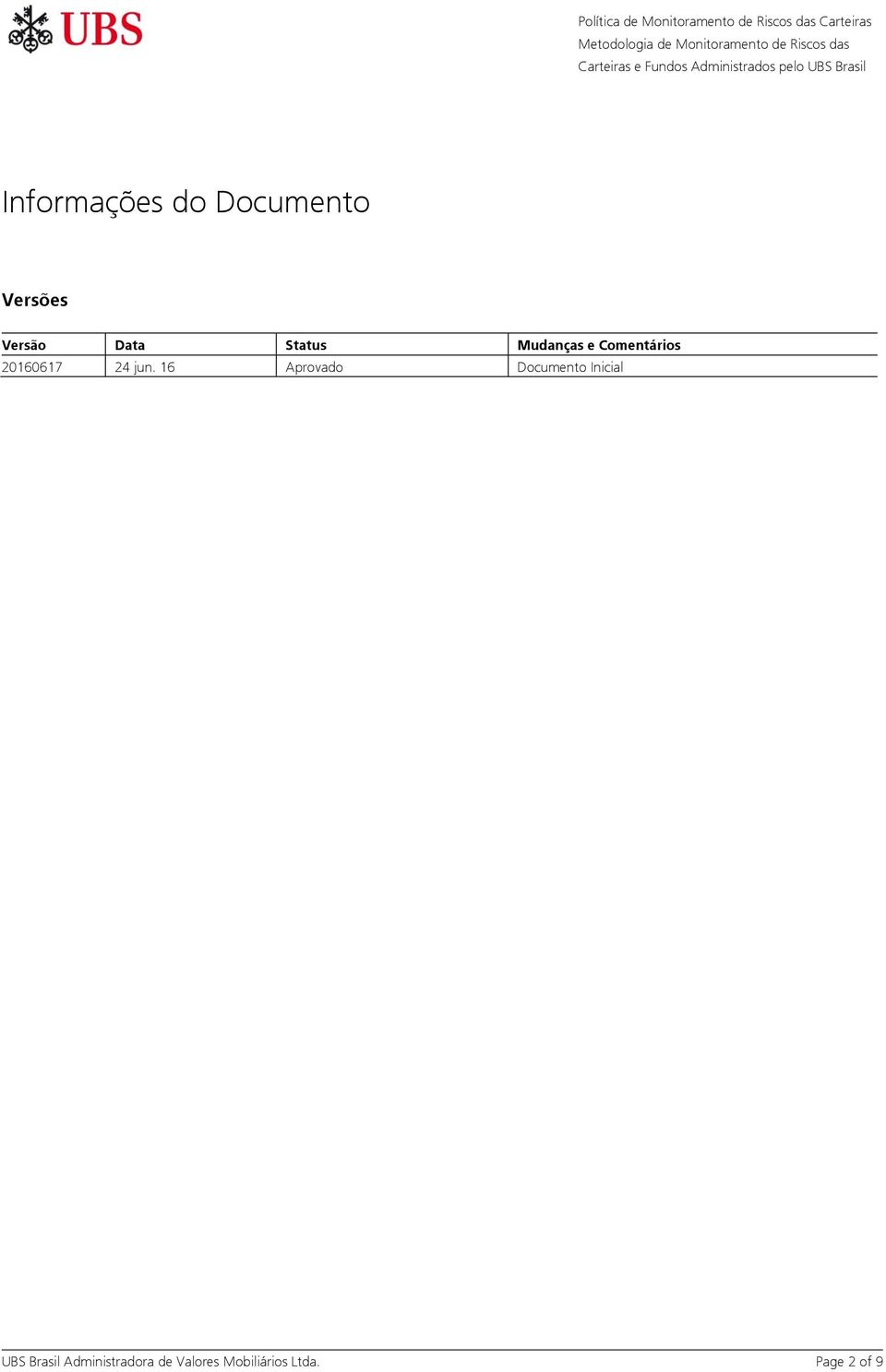 16 Aprovado Documento Inicial UBS Brasil